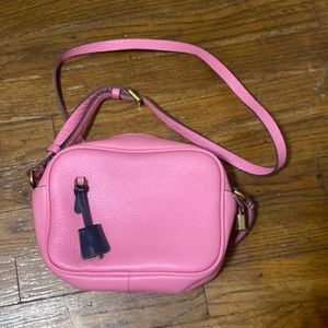 Jcrew pink crossbody bag